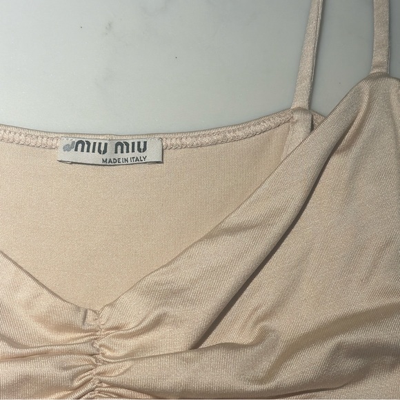 Miu Miu Vintage White Bodysuit NWOT - Picture 7 of 9